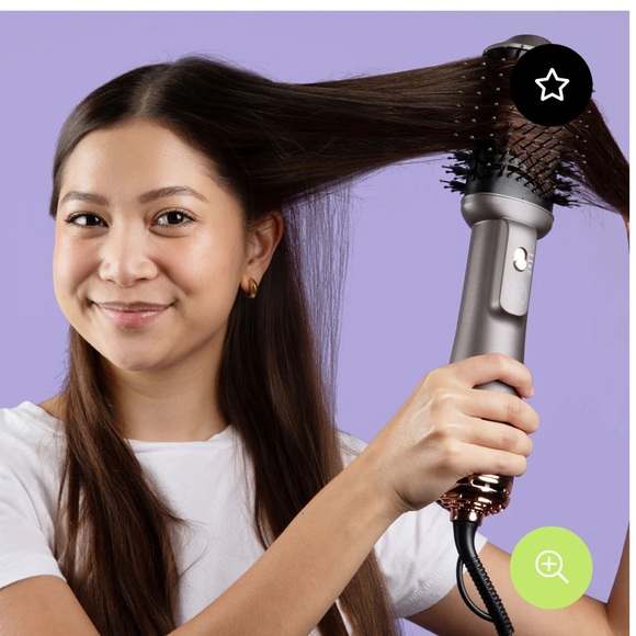 NIB- Hauteness- Premium Blowout Brush- Pearlescent White- Ceramic - Picture 8 of 17